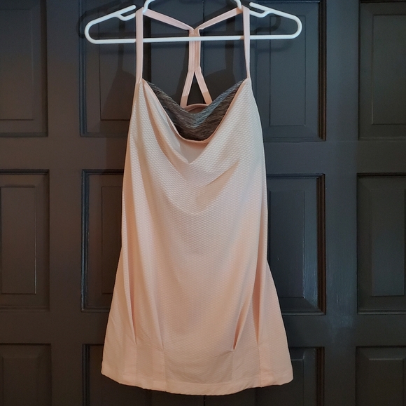 lululemon athletica Tops - Lululemon Built-In Bra Tank (Light Pink, Size 6)